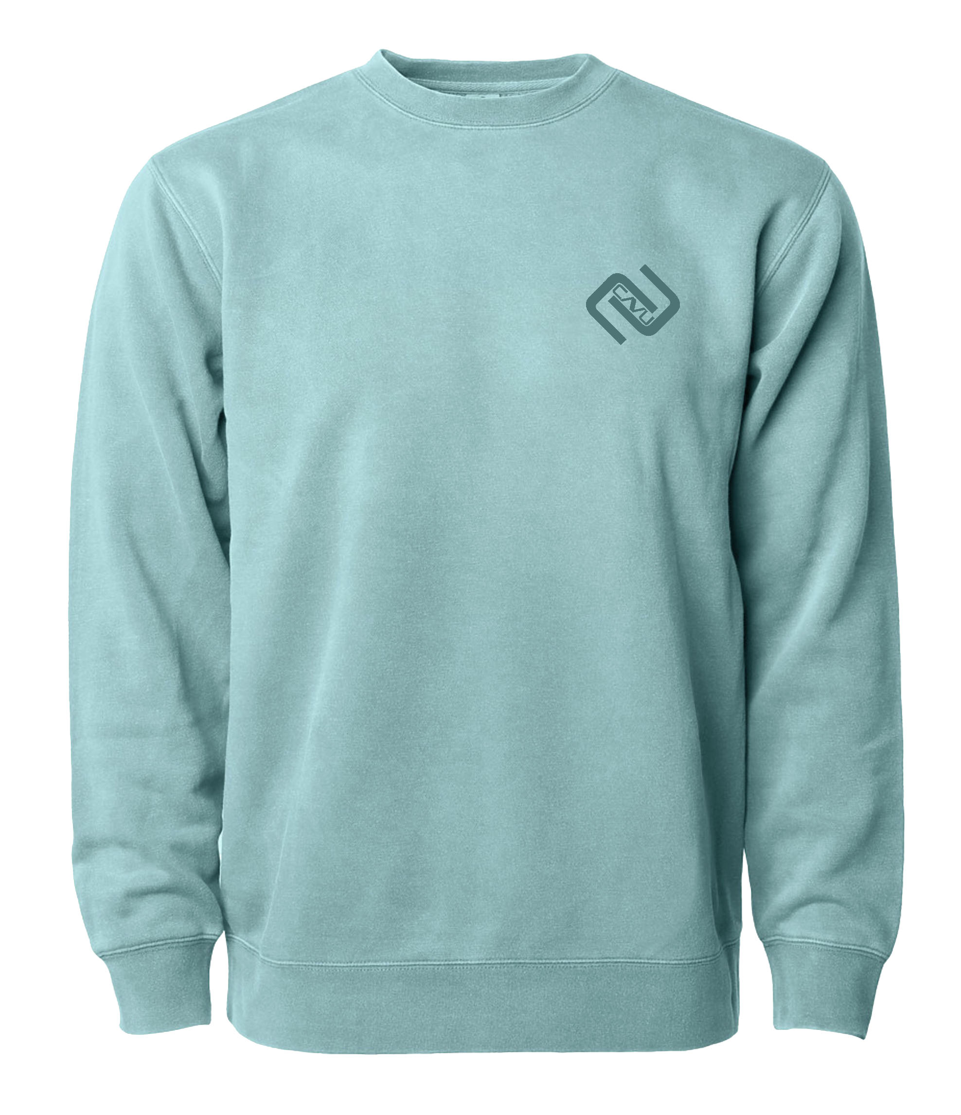 Unisex Luxury Pigment Mint Crew - Image 2